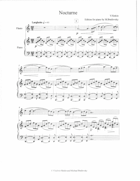 Nocturne For Flute And Piano Page 2