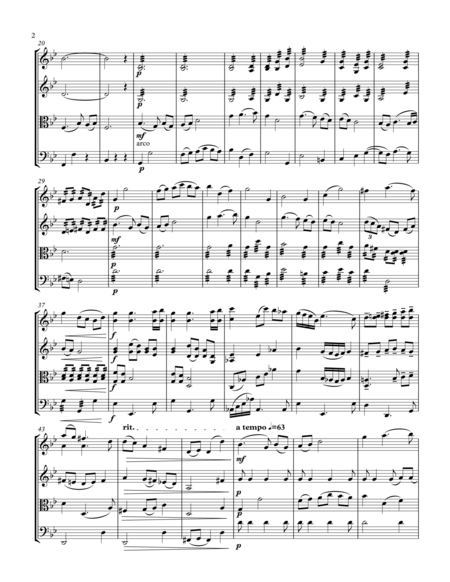 Nocturne For String Quartet Page 2