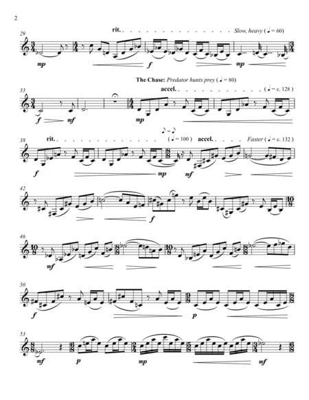 Nocturne Of The Desert For Solo Alto Bass Clarinet Page 2
