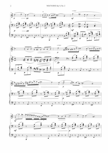 Nocturne Op 9 No 2 For Oboe And Piano Page 2