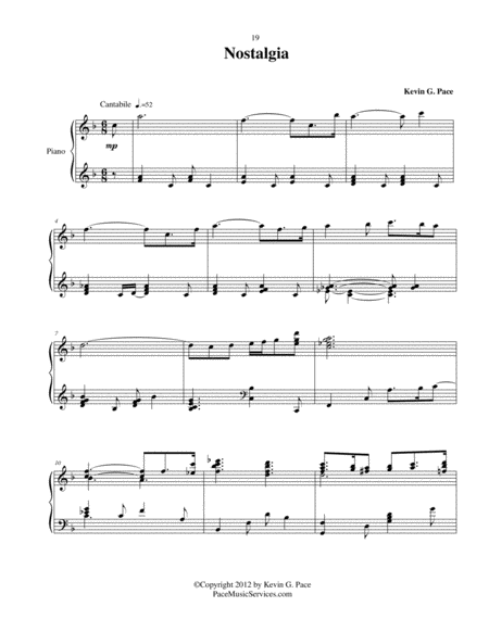 Nostalgia Original Piano Solo Page 2