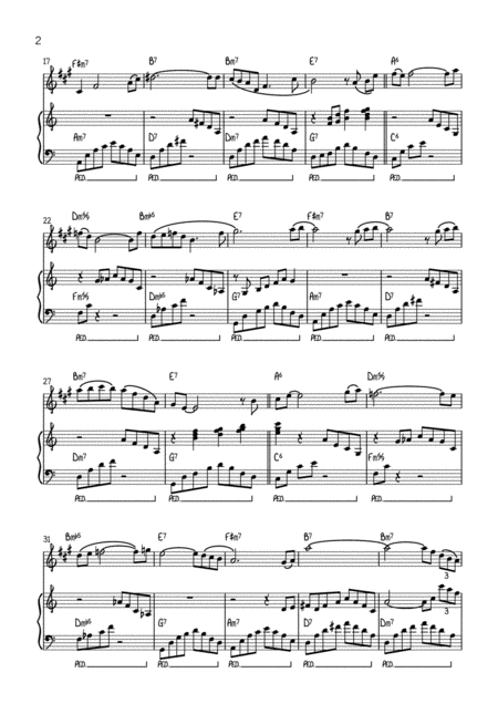 Not Too Far Now Alto Sax Solo Page 2