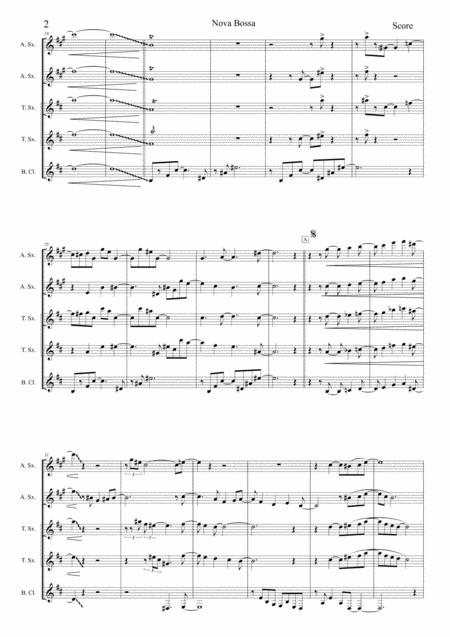 Nova Bossa Woodwinds Quintet Page 2