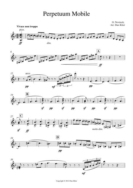 Novacek Perpetuum Mobile 2nd Violin Accompaniment Page 2