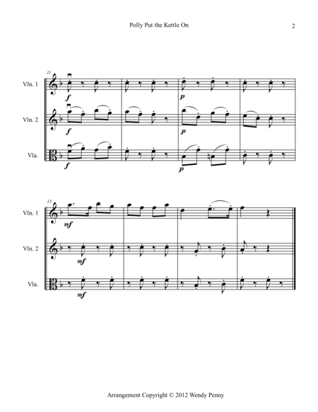 Nursery Rhymes For Two Violins And Viola Book 2 Page 2