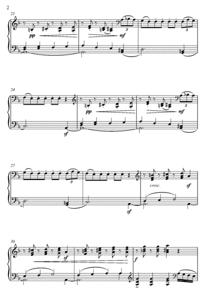 Nutcracker Dance Of The Sugar Plum Fairy Tchaikovsky Piano Solo Page 2