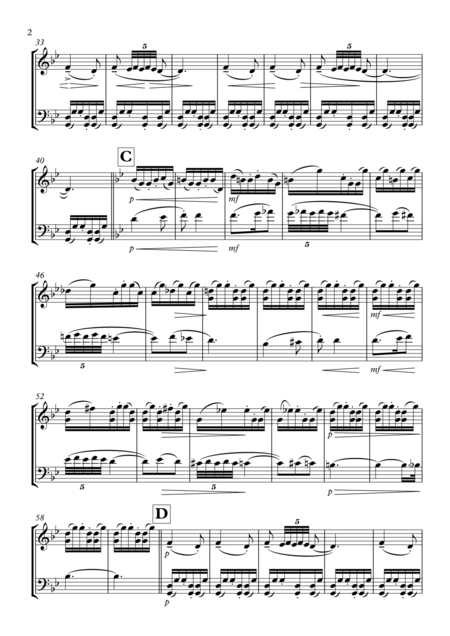 Nutcracker Suite Arabian Dance Violin And Cello Duet Duet Page 2