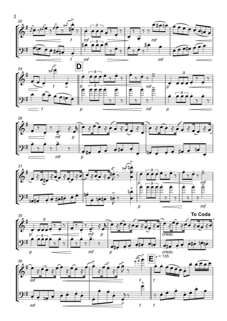 Nutcracker Suite March Violin Cello Duet Page 2