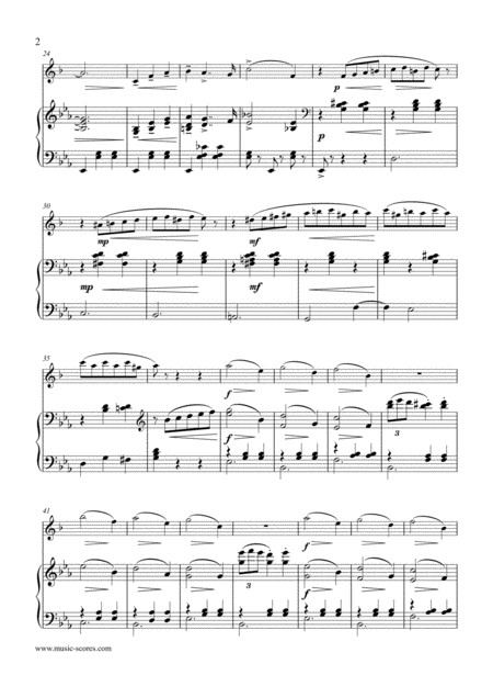 Nutcracker Suite Waltz Of The Flowers Clarinet And Piano Page 2