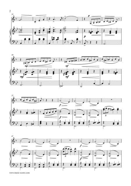 Nutcracker Suite Waltz Of The Flowers French Horn And Piano Page 2