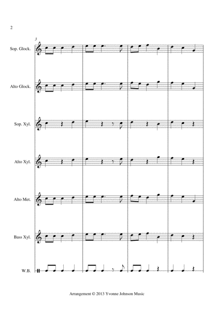 O Christmas Tree For Orff Ensemble Page 2