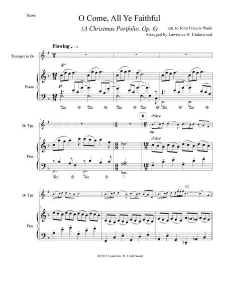 O Come All Ye Faithful For Solo Trumpet Page 2