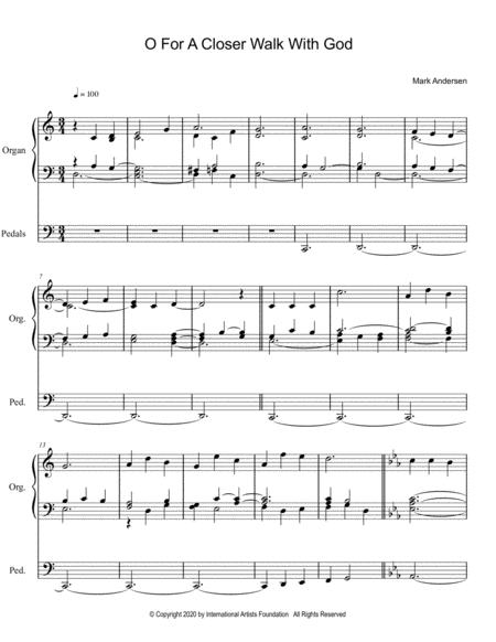 O For A Closer Walk With God Organ Solo Page 2