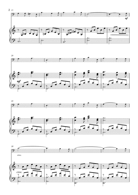 O Holy Night For Solo Cello And Piano Page 2