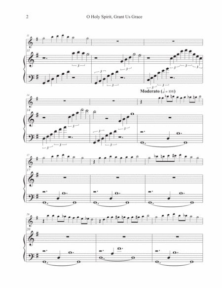 O Holy Spirit Grant Us Grace Flute And Piano Page 2