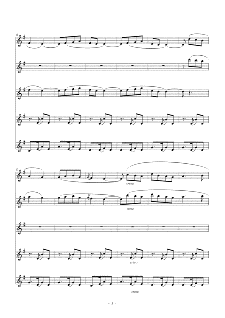 O Sole Mio For Flute Quintet Page 2