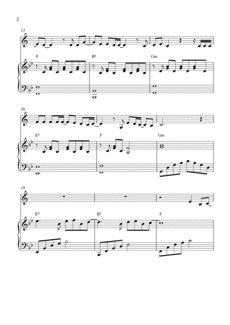 O Sons And Daughters With Alleluia Sing To Jesus Duet For Soprano Alto Saxophone Page 2