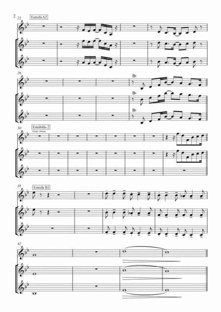 Ob La Di Ob La Da Wind Section Alto Saxophone And Two Trumpets Page 2