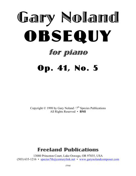 Obsequy For Piano Op 41 No 5 Page 2
