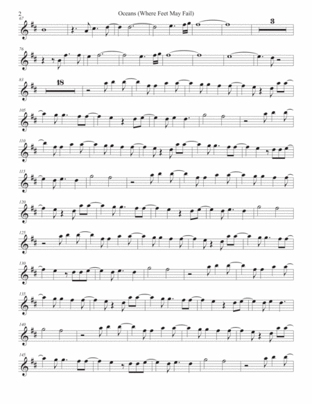 Oceans Original Key Flute Page 2