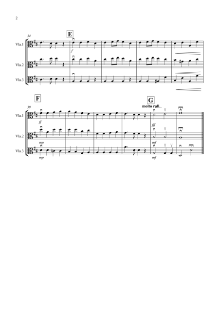 Ode To Joy For Viola Trio Page 2