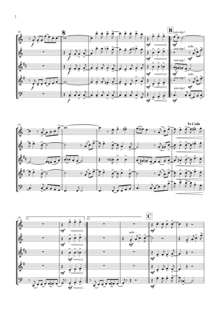 Oh Happy Day Wind Quintet Page 2