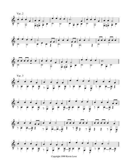 Old Macdonald Progressive Variations For Guitar Page 2