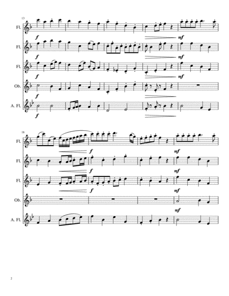 Olympic Theme Leo Arnaud Bassoon Quartet Arr Adrian Wagner Page 2