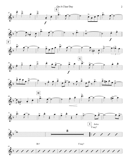 On A Clear Day Flute 1 Page 2