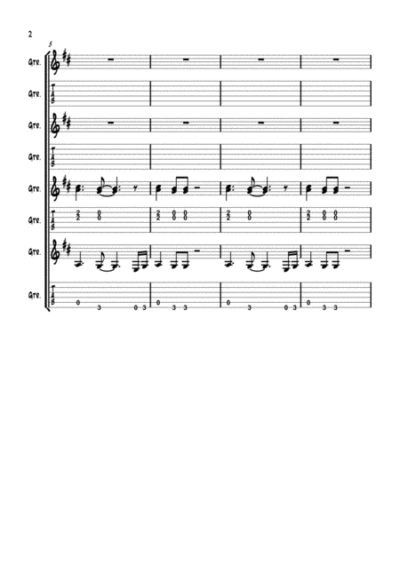 On Broadway For Guitar Quartet Page 2