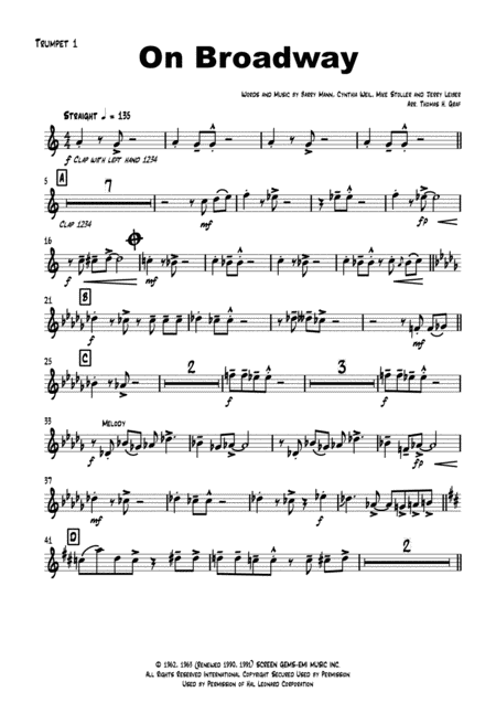 On Broadway George Benson Funky Brass Quintet Page 2