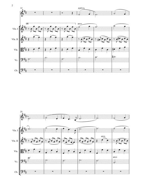 Once Upon A December From Walt Disney Anastasia Arranged For String Orchestra Page 2
