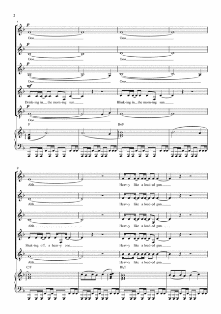 One Day Like This Ssaat Choir With Piano Page 2