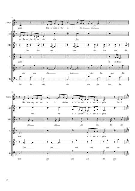 Only Hope Ssatb A Cappella Page 2