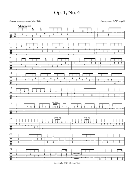 Opus 1 No 4 Tab Page 2