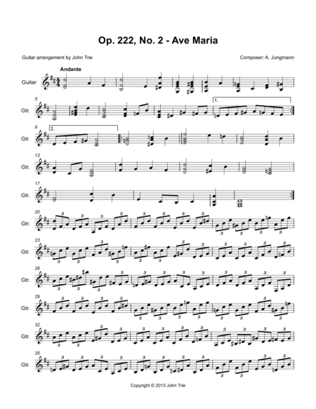 Opus 222 No 2 Ave Maria Page 2