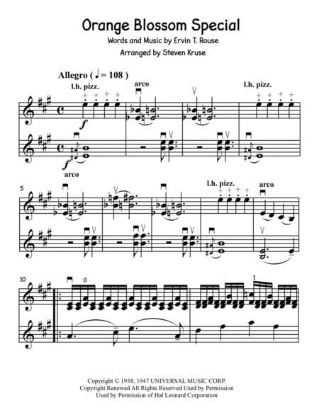 Orange Blossom Special For Two Violins Page 2