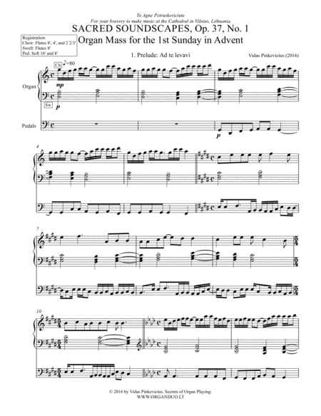 Organ Mass For The 1st Sunday In Advent Op 37 Page 2