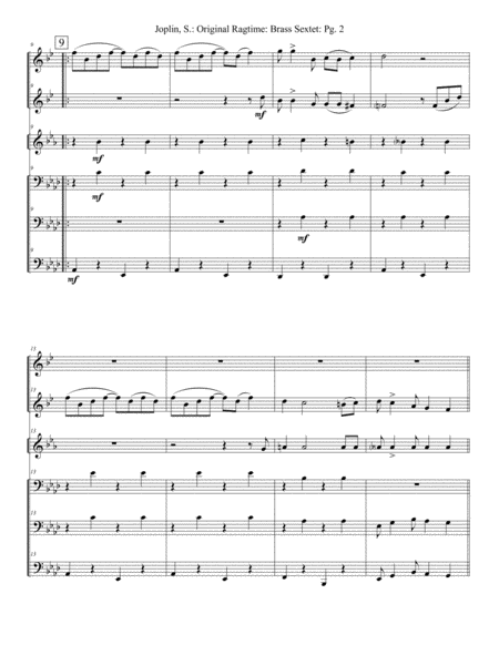 Original Ragtime Brass Page 2