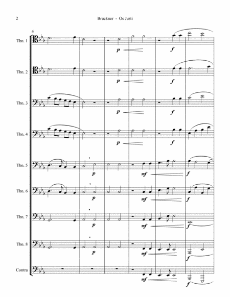 Os Justi For 8 Part Trombone Ensemble Page 2