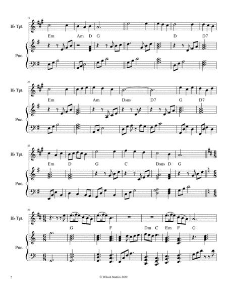 Our Great Savior Trumpet Solo Page 2