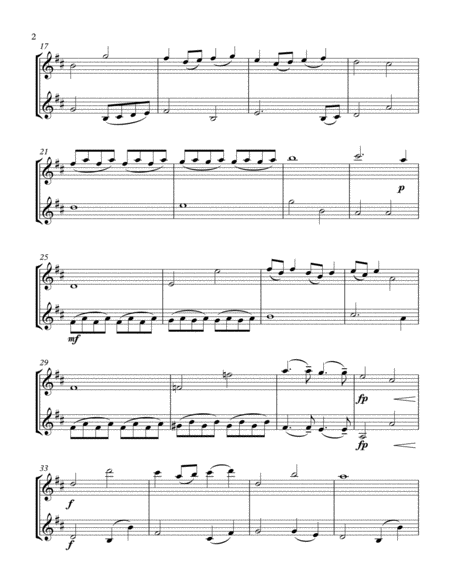 Over The Rainbow From The Wizard Of Oz Violin Duet Page 2