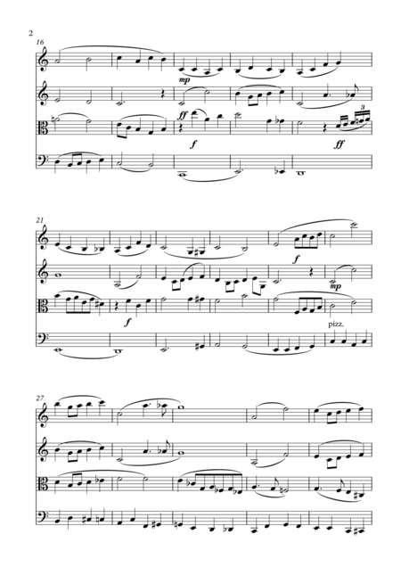 Over The Rainbow String Quartet Page 2