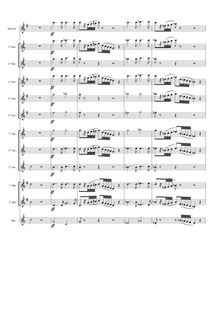 Overture From The Opera Nabucco For Saxophone Ensemble Page 2