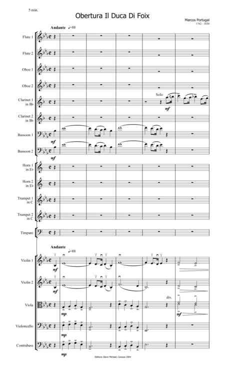 Overture Portuguese Il Duca Di Foix Page 2