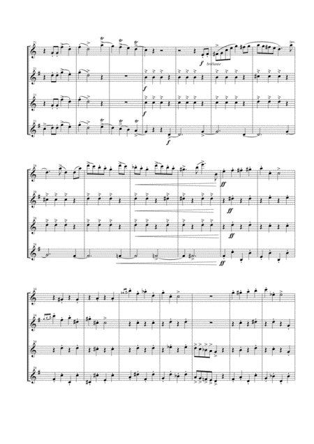 Overture To Candide For Saxophone Quartet Page 2