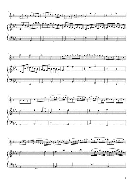 Pachelbel Canon For Clarinet And Piano Page 2
