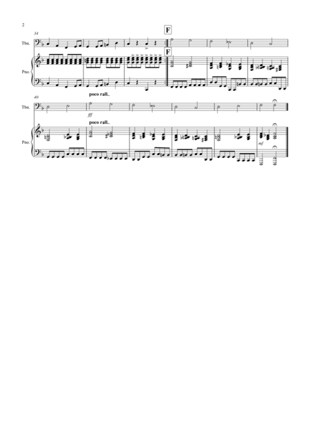 Pachelbel Rocks For Trombone And Piano Page 2