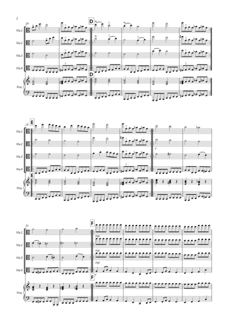 Pachelbel Rocks For Viola Quartet Page 2