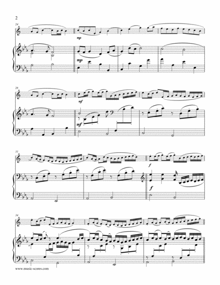 Pachelbels Canon Alto Sax And Piano Eb Page 2